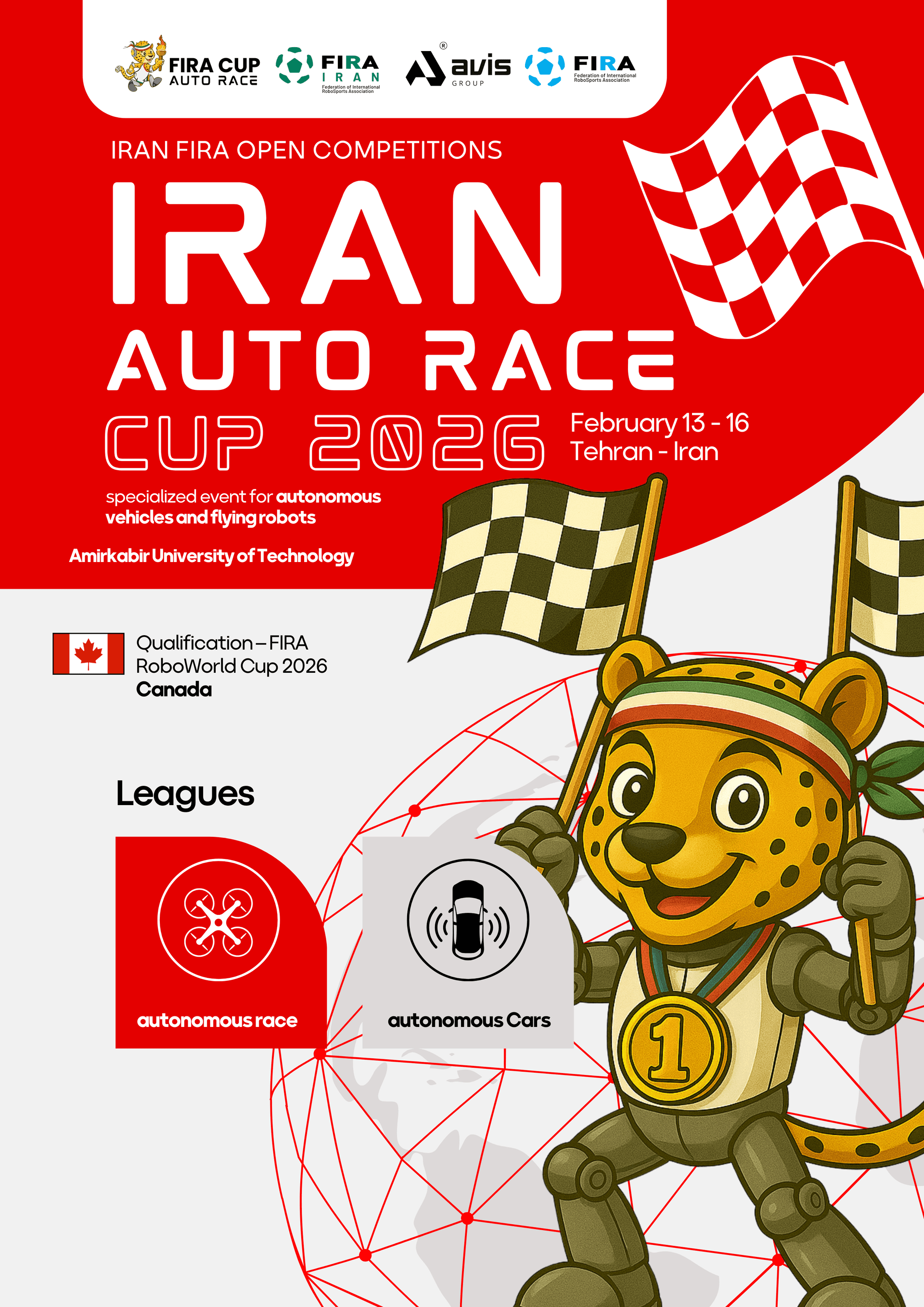 Iran AutoRace Cup 2026 Poster